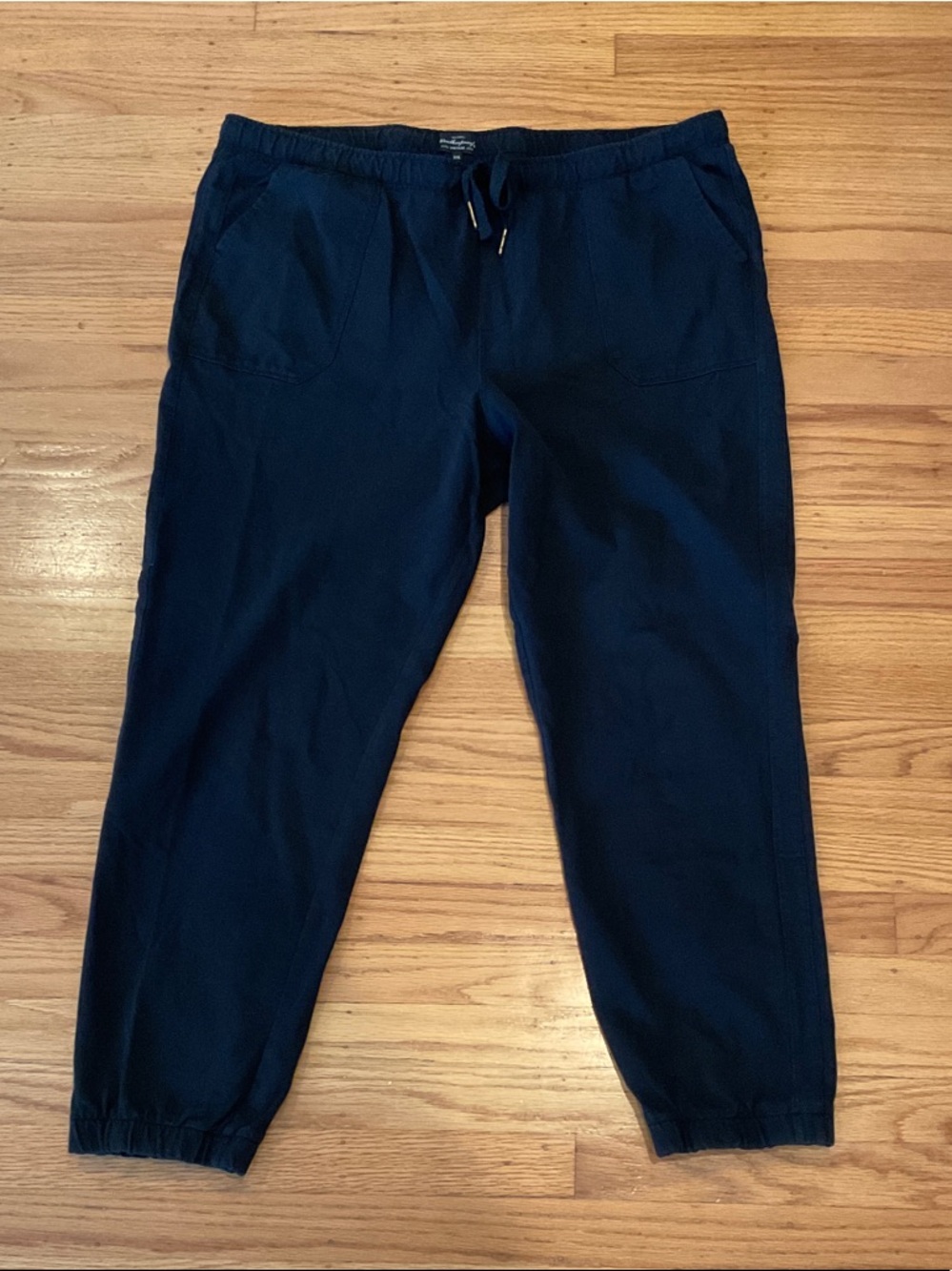 Weatherproof Women's Black Drawstring Jogger Pants, XXL